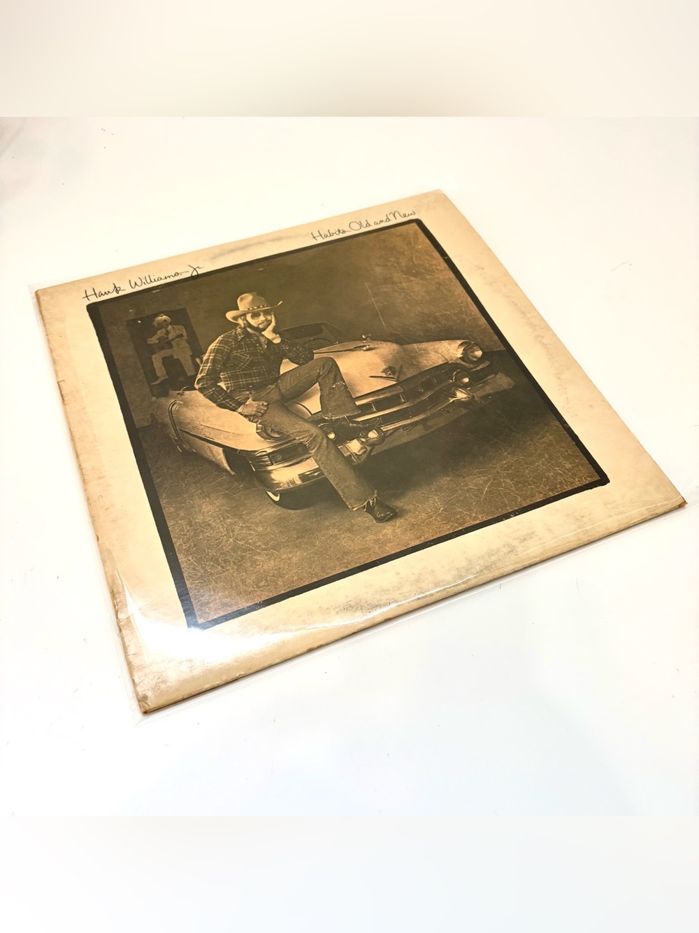 Hank Williams Jr - Habits Old and New (1980 LP Vinyl) 6E-278 (VG) Country Music